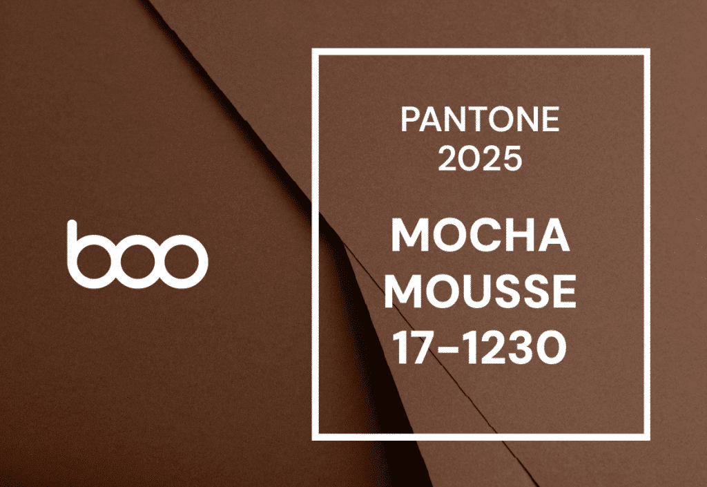 pantone 2025 boo mocha mousse